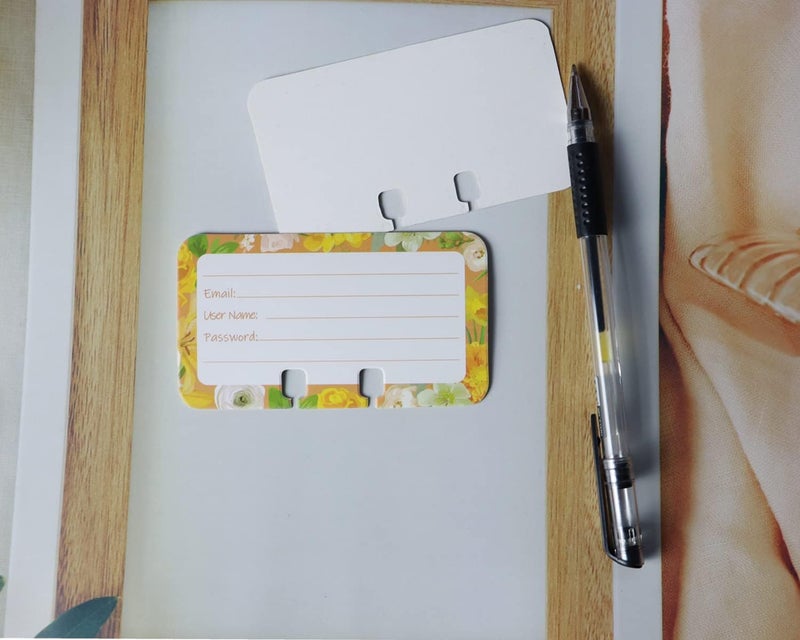 DIELLY 2 1/4" x 4" Rotary File Card Refills for Rolodex (C-Card) - Image 3